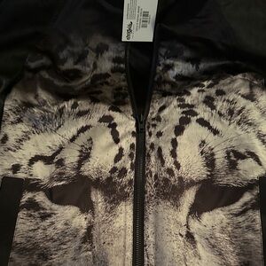 Zara Monochrome Animal Print Jacket